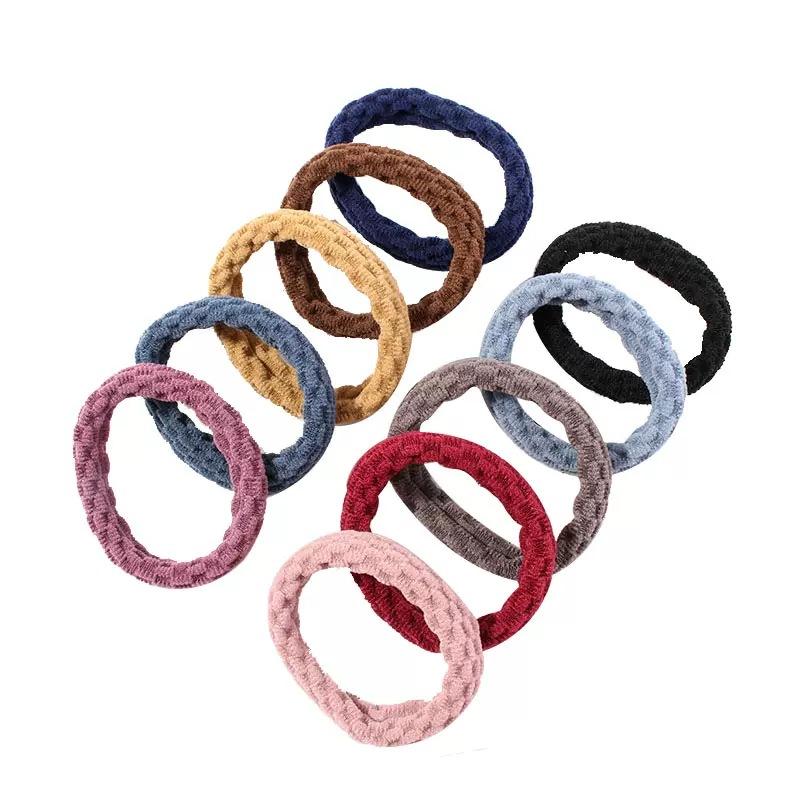 20PCS Women Girls Simple Basic Elastic Hair Bands Ties Scrunchie Holder Rubber Bands Fashion Headband Hair Accessories