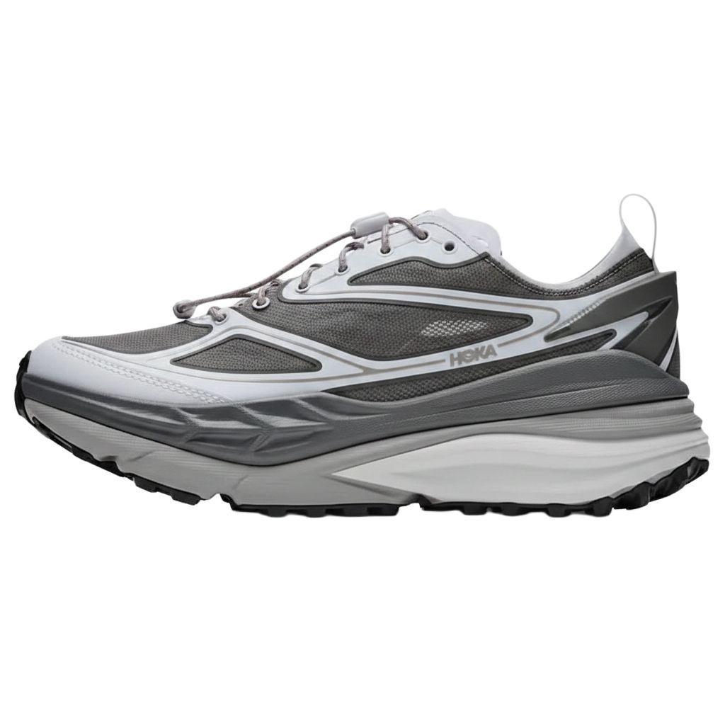 HOKA One One Stinson One7 Mountaineering & Hiking Shoes Unisex Low Top Gray/White 1168931-CLLR