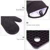 2Pcs Silicone Baking Gloves Heat Resistant Oven Mitts with Pot Holders Kitchen Cooking Safety Set Non Slip Grip Dishwasher Safe