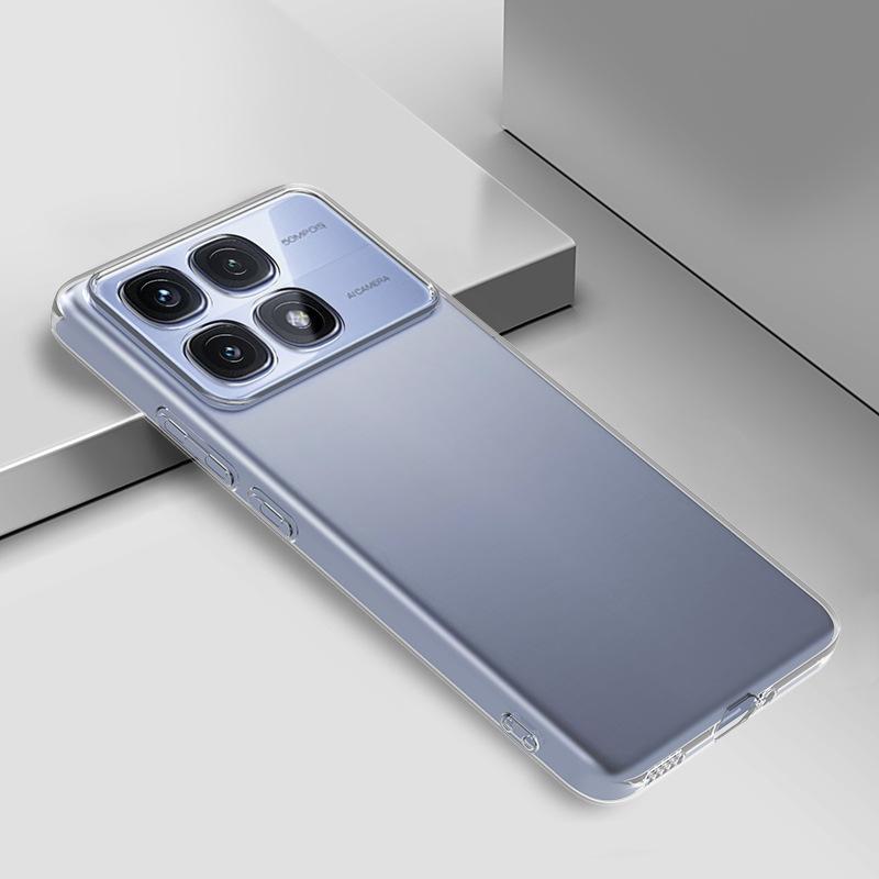 Applicable to Redmi K90 Max ultra-thin transparent mobile phone case Redmi 7 Pro 4G/5G high-transparency tpu protective case