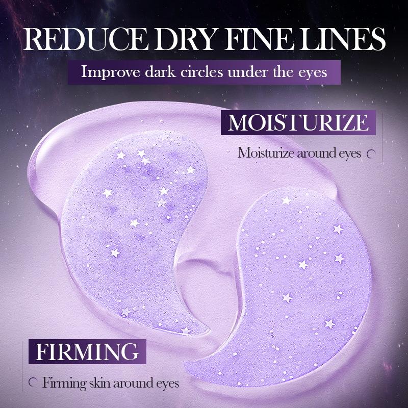 Protein Star Series Eye Mask, Grape Seed Gum Hydrating Moisturizing Eye Mask Skin Care Products