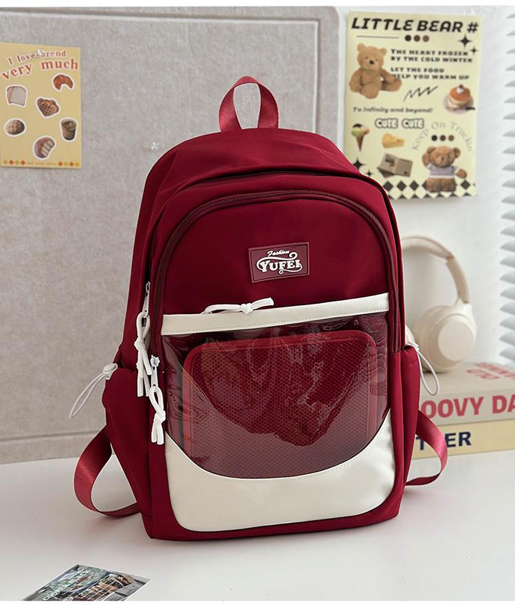 School bag girls high value bag girls small fresh light travel backpack