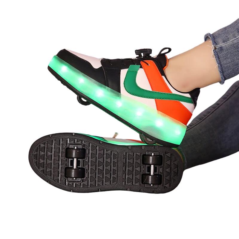 Kids  Dual-Wheel LED Skate Shoes EU 29