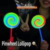 Internet Celebrous Same-Style Fluorescent Lollipop Fluorescent Rotating Gyro Luminous Stick Luminous
