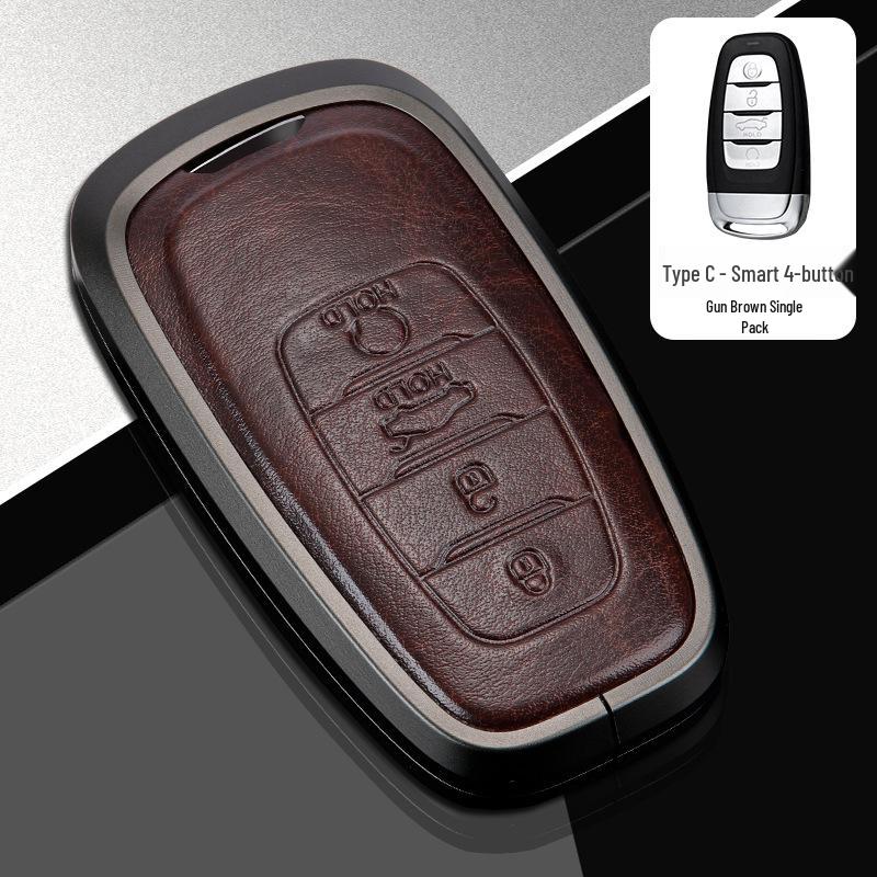 Premium Biao Che Zu Hongqi H5/HS7 Key Case for Men & Women – Full-Cover Protective Bag