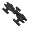 8.1 Inches Double Socket Swivel Ratchet Arm for RAM Mounts C Size 1.5in Ball Components 360 Degree Rotation