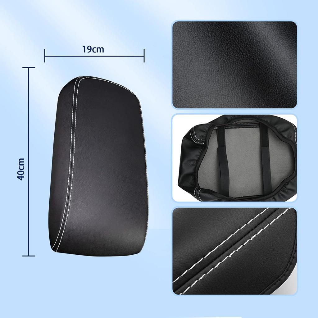Center Console Cover for BMW X3 (2018-2024)/for BMW X4 (2019-2025), for BMW X3 X4 (sDrive30i/xDrive30i/M40i/M), Waterproof&Comfy Leather Armrest