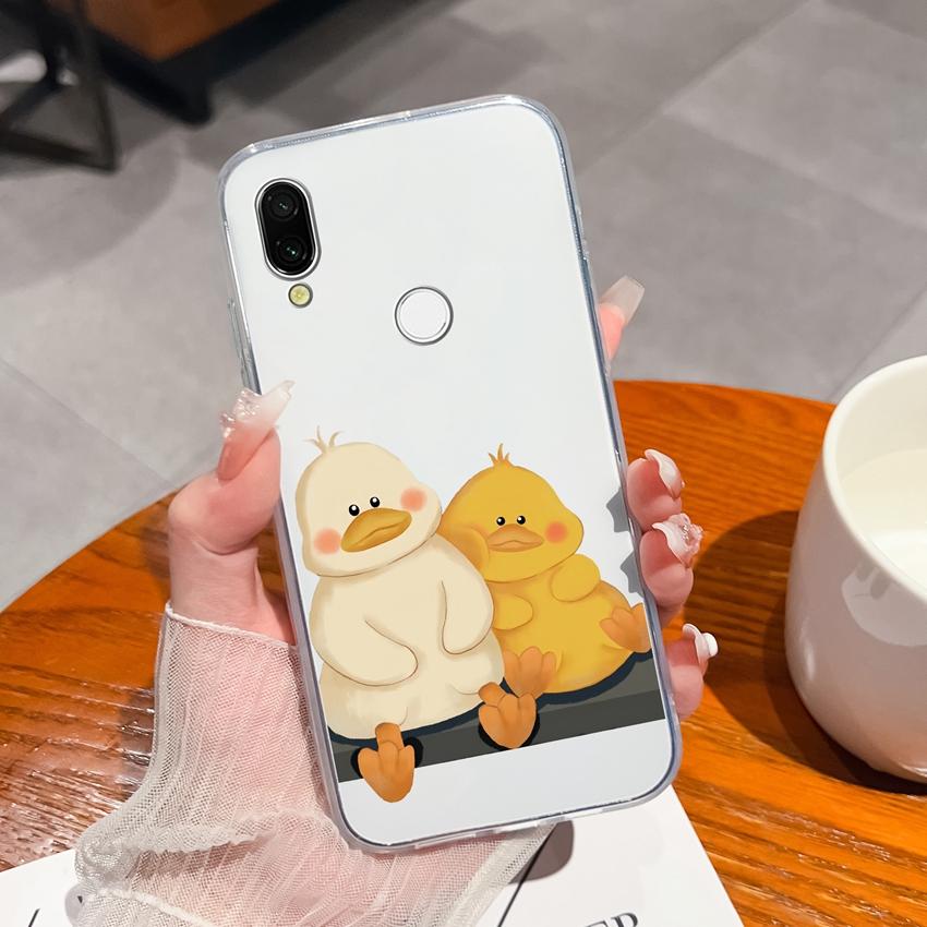 Für Xiaomi Redmi 7 7A 8 9C 9T 10A Mode Buchstaben Handytaschen Ultradünne Transparente TPU Staubdichte Schutz Weiche Rückseite Für Xiaomi Handyhülle