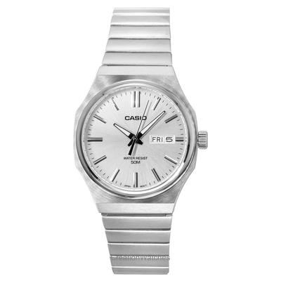 Standard Analog Stainless Steel Silver Dial Quartz MTP-E735D-7AV Men's Watch