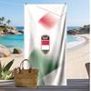 Italien Fußball Druck Strandtuch Schnelltrocknend Super Saugfähig Weich Badetuch zum Schwimmen Strand Reisen Fan Souvenir Geschenk