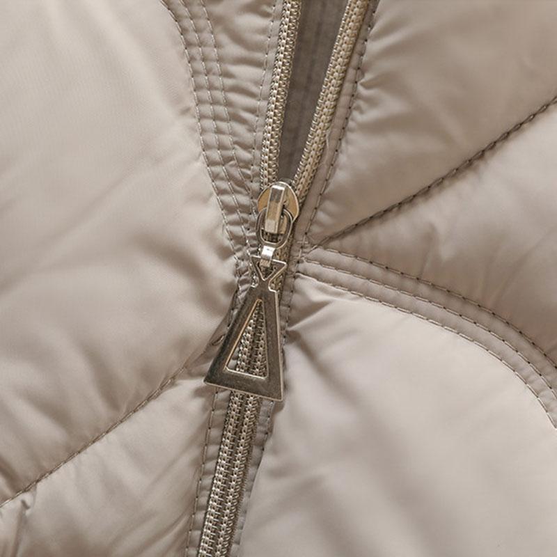 Chaleco para Mujer Algodón Invierno Tops sin Mangas Acolchado Color Sólido Chaleco Sobredimensionado Engrosado Casual Chaleco de Plumón