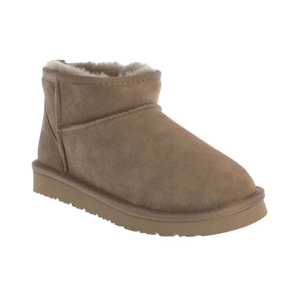EverAu Womens/Ladies Finch Mini Cow Suede Classic Boots