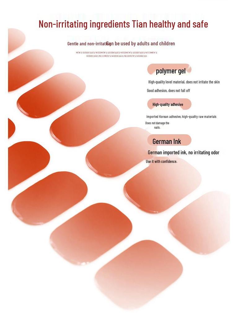 Trending UV Gel Nail Stickers: 3D Hot Stamping, Semi-Cured Light Therapy Design