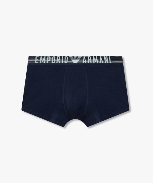 

[Emporio Armani Underwear] Мужские плавки в полоску с эластичной лентой - Синий 0816112098 [Отправка из Кореи] 100% Оригинал Blue - S