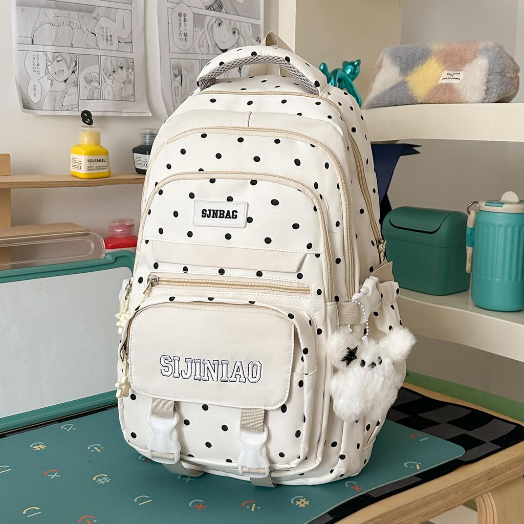 Schoolbag Mori ins high-value, simple and fashionable large-capacity schoolbag, junior high school student backpack, travel backpack