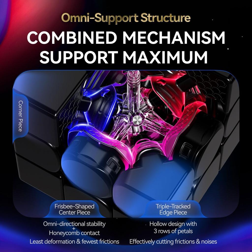 GAN16 Maglev MAX UV Mat Product Instructions 3x3 Cube Strategy Guide Authentic 3x3 Cube with Magnets for Competition Maglev Max + [Japanese & /