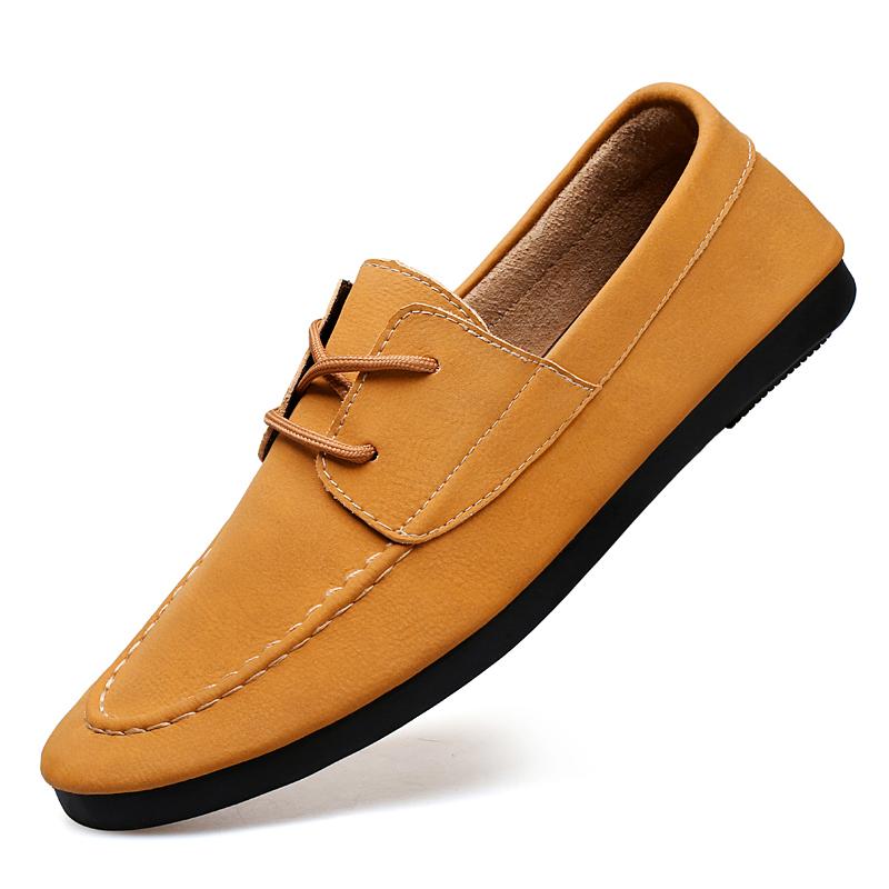 

Мужские кожаные туфли на плоской подошве Удобное качество стиль Офис и Работа Уличная мода обувь Роскошный костюм 44