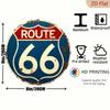 Retro Route 66 Vintage Tin Sign Garage Cafe Pub Wall Decor