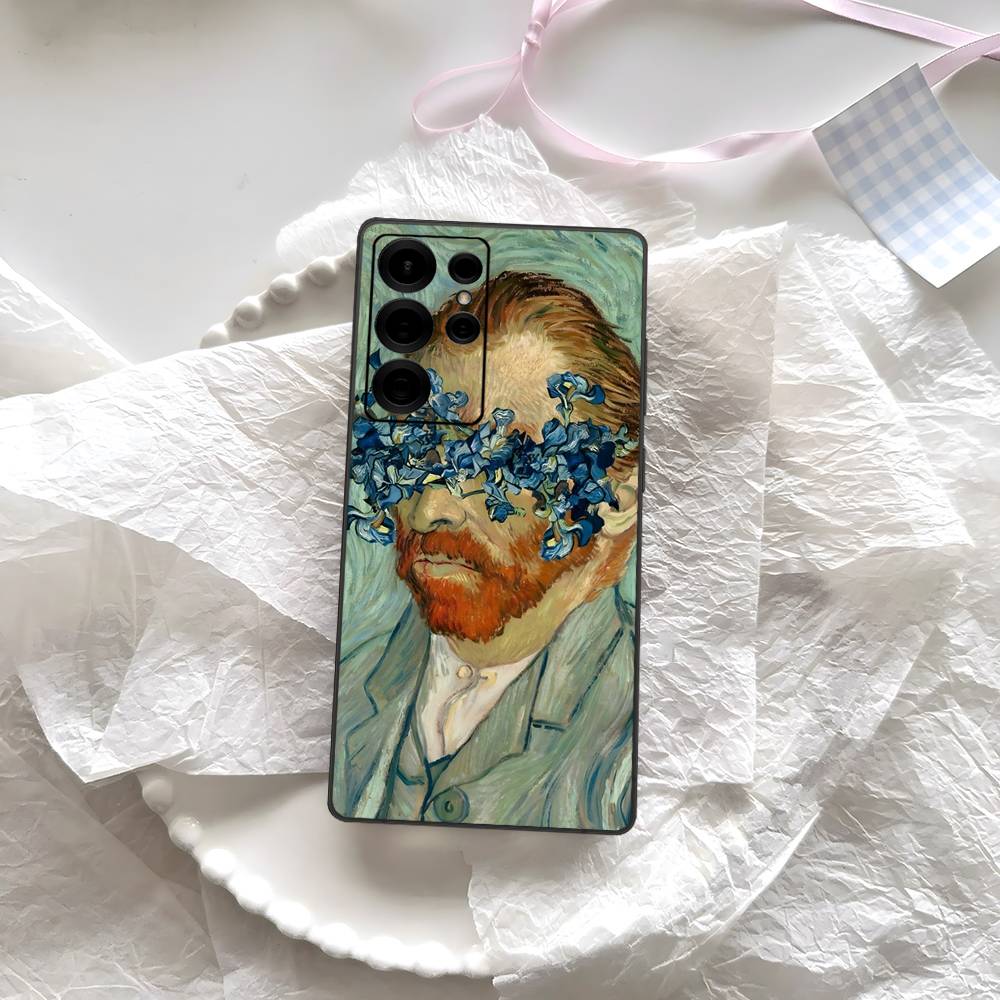 Van Gogh Oil Painting Phone Case For Samsung S 24 Fe 25 Ultra Plus 20 Lite 21 30 22 23 24 22 Ultra 5G Fundas