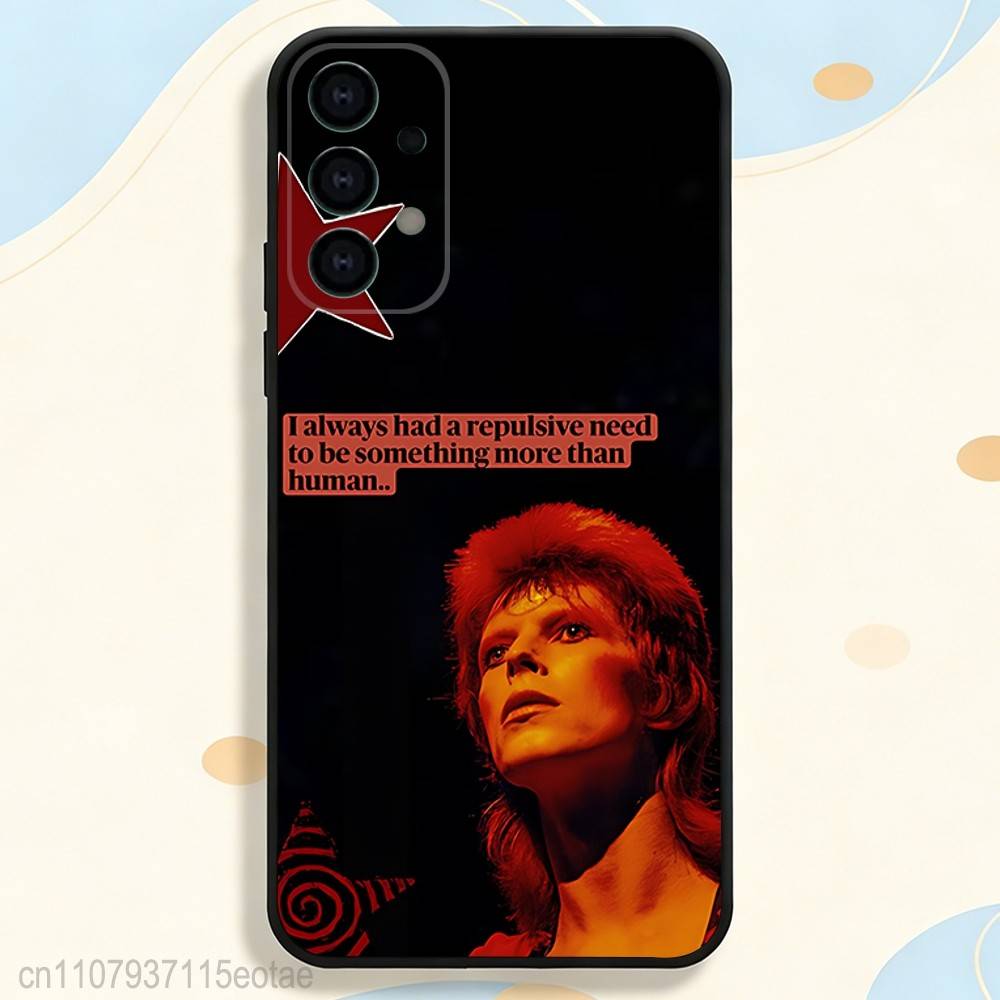 D-David Blackstar Bowie Phone Case For Samsung S25,S24,S21,S22,S23,S30,Ultra,S20,Plus,Fe,Lite,5G Black Cover