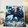 Jujutsu Curse Battle Blanket Flannel Blanket for bed, sofa, Camping, Hiking, Picnic Essentials, gift for family Fan gifts