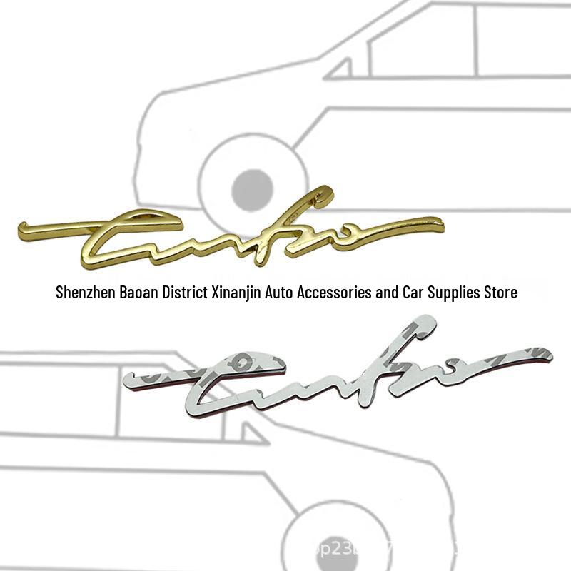 Turbocharged Sport Version Car Body Decal Emblem