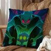 Invincible Danny Dani Phantom Pillow Case Square Double-Sided Printing Short Plush Sofa Cushion Cover Bedroom Bedside Pillow