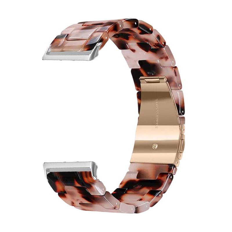 

Resin Strap Compatible with Samsung Galaxy Fit3 Quick Release Men Women Bracelet for Galaxy Fit 3 Strap Galaxy Fit 3