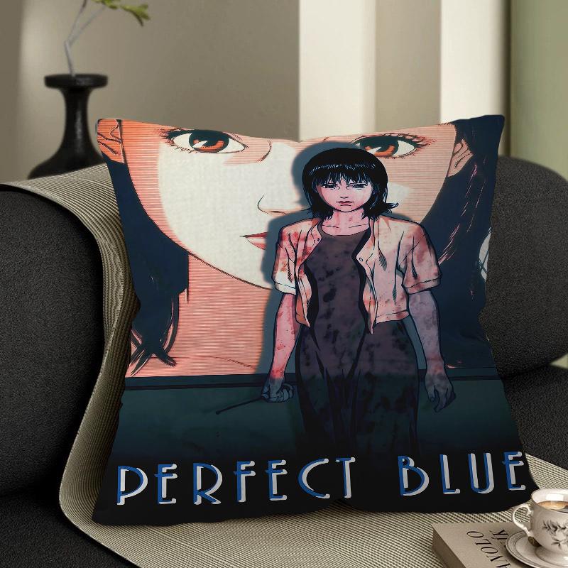 Perfect Blue Anime Office Cushion Pillowcase Car Cushion Cover45X45CM Lumbar Pillowcase Sofa Pillowcover