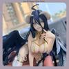 Overlord Albedo Anime Girl Figure Pajamas Kneeling Position Model Statue for Boys Collection Desktop Decoration Toy