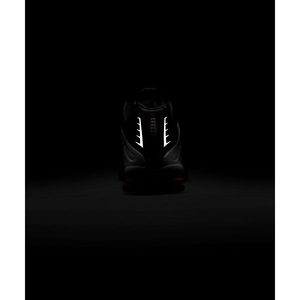 Nike Scarpe da ginnastica da uomo Shox R4 OG Orange Twist Argento Nero Metallico-Argento HQ1988-002