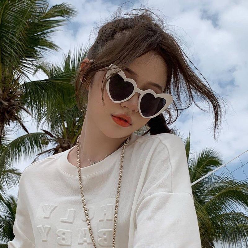 5 pairs of women's peach shaped PC frame fashionable glasses suitable for holidays weddings parties daily street style