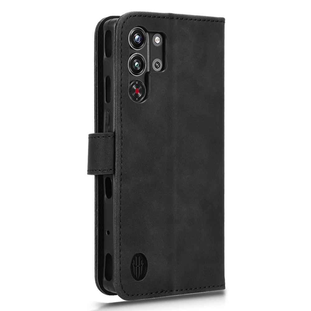 Dla ZTE nubia Red Magic 10 Pro 5G Skórzane Etui Skóra w Dotyku Odporne na Upadki Portfel Klapka Pokrowiec na Telefon