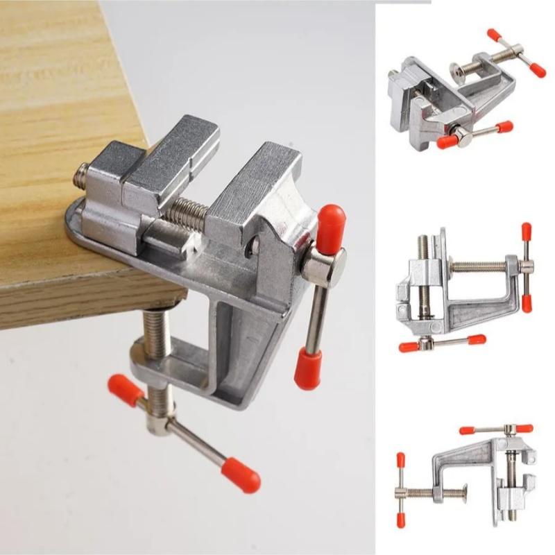 Mini Desktop Vise Small Bench Clamp Welding Aid Model Table Vise Household Flat Table Vise Precision Clamp