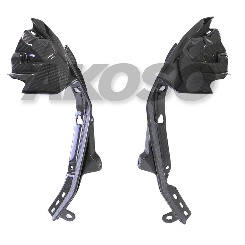 Yamaha R6 Carbon Fiber Front Side Fuel Tank Panel (2017+)
