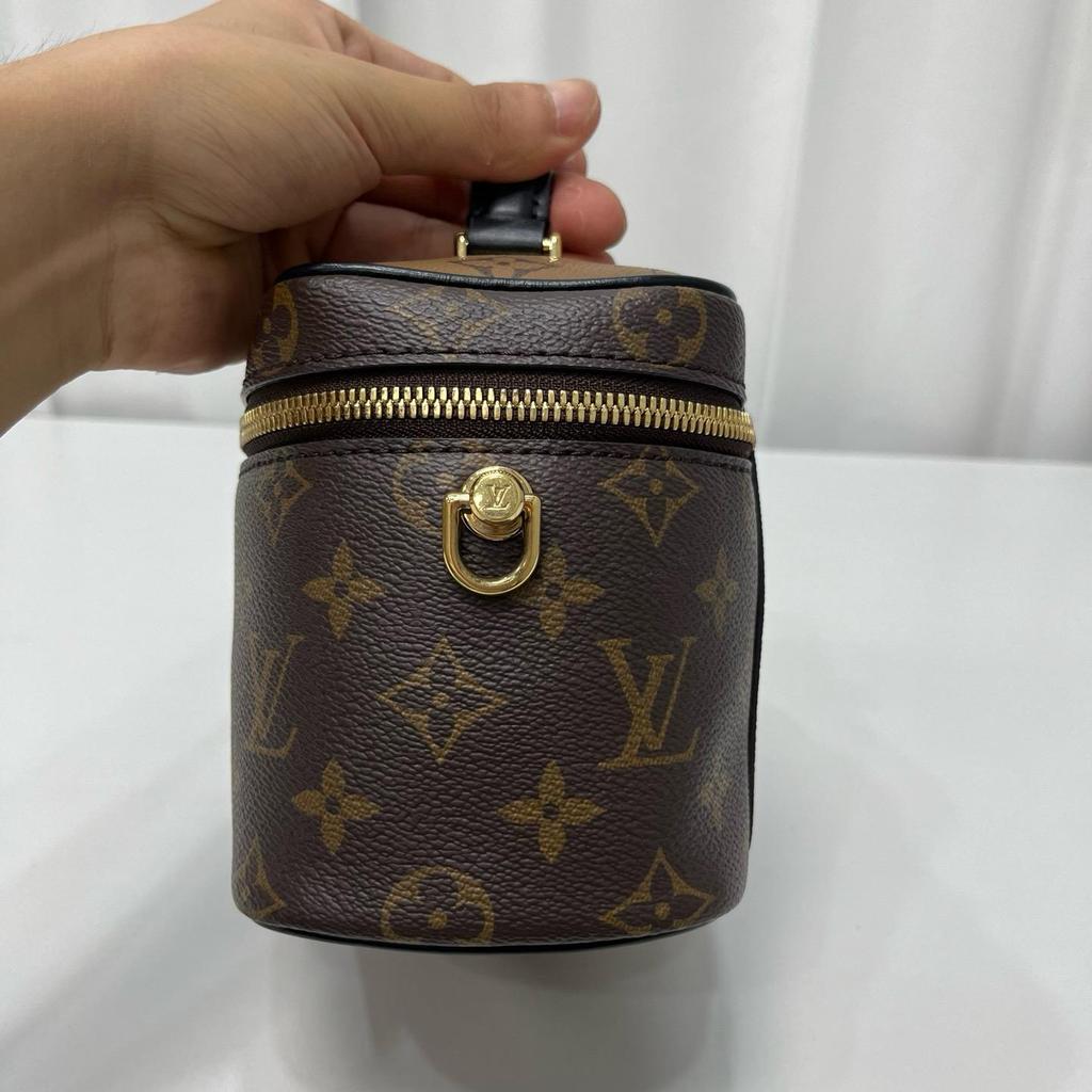 [Použité] Přenosná kosmetická taštička s monogramem - Dobrý stav #KDRV32