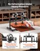 VEVOR Leather Cutting Machine 260 x 150 mm Embossing Plate Die Cutter, Hand Press Leather Embossing & Die Cutting, 1.5 T Pressure, 12 mm Stroke