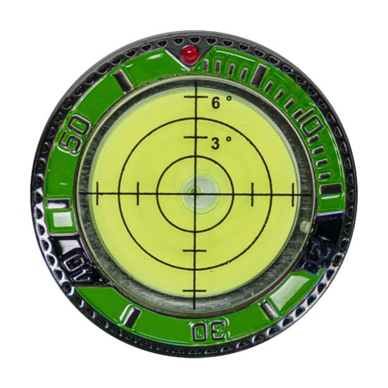 Iron Golf Ball Marker with High Precision Portable Putting Green Reader Golf Marker Clip Professional Training Aid Equipment Golf