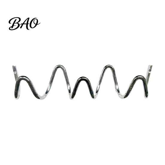 Iron Art Wall Hangers Decorative Wave Hook, Nordic Style Three Creative Hooks for Bags Mounted Storage Rack Entryway And Living Room