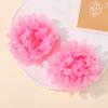 2 stuks/set Baby Meisjes Roze Kleur Haarelastiekjes Schattige Hoge Elastische Hoofdband voor Kinderen Lente Festival Vakantie Haaraccessoires