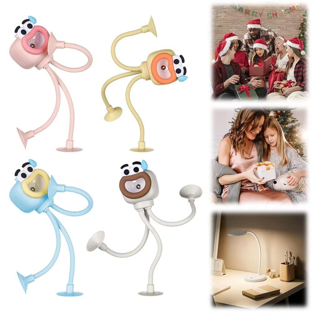 Creative Octopus Shape Night Light Cartoon Desk Decor Lamp Cute Foldable Table Lamp  Bedroom