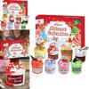 Calendario de Adviento de Navidad 24 Días Arcilla de Papel DIY Cubo de Pastel Decoración de Cuenta Regresiva Para Niños