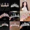 Children'S Crown Girl Crystal Crown Headgear Korean Fairy Princess Style Temperament Dress Accessories Crown Hair Accessories