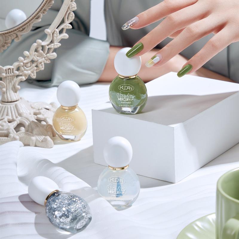 Water-based Nail Polish, No Baking Required, Quick-drying, Long-lasting, Peel-off, Suitable for Autumn and Winter, Clear Nude Nail Polish