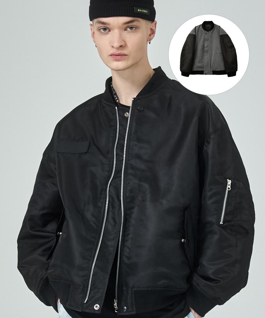 Gostreet Oversized Ma-1 Reversible Blouson