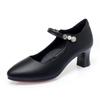 Fashion Size 34-42 Elegant Soft Leather High Heels Shoes Luxury Women Mary Janes 2025 Autumn Platform Pumps Office Party Ladies Shoes