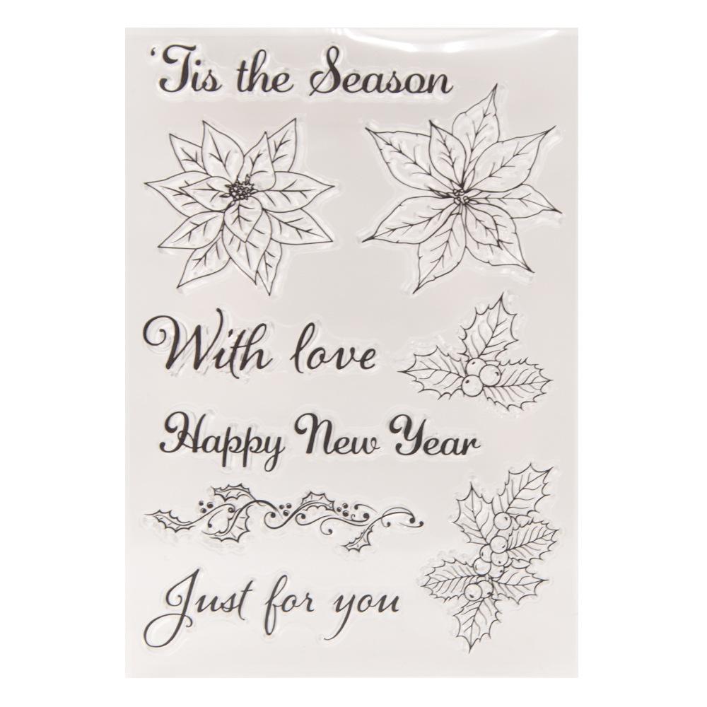 Clear Stamps for Card Making or Journaling Birthday Wish Dandelion Transparent Silicone Stamps for Journals Scrapbooking Album