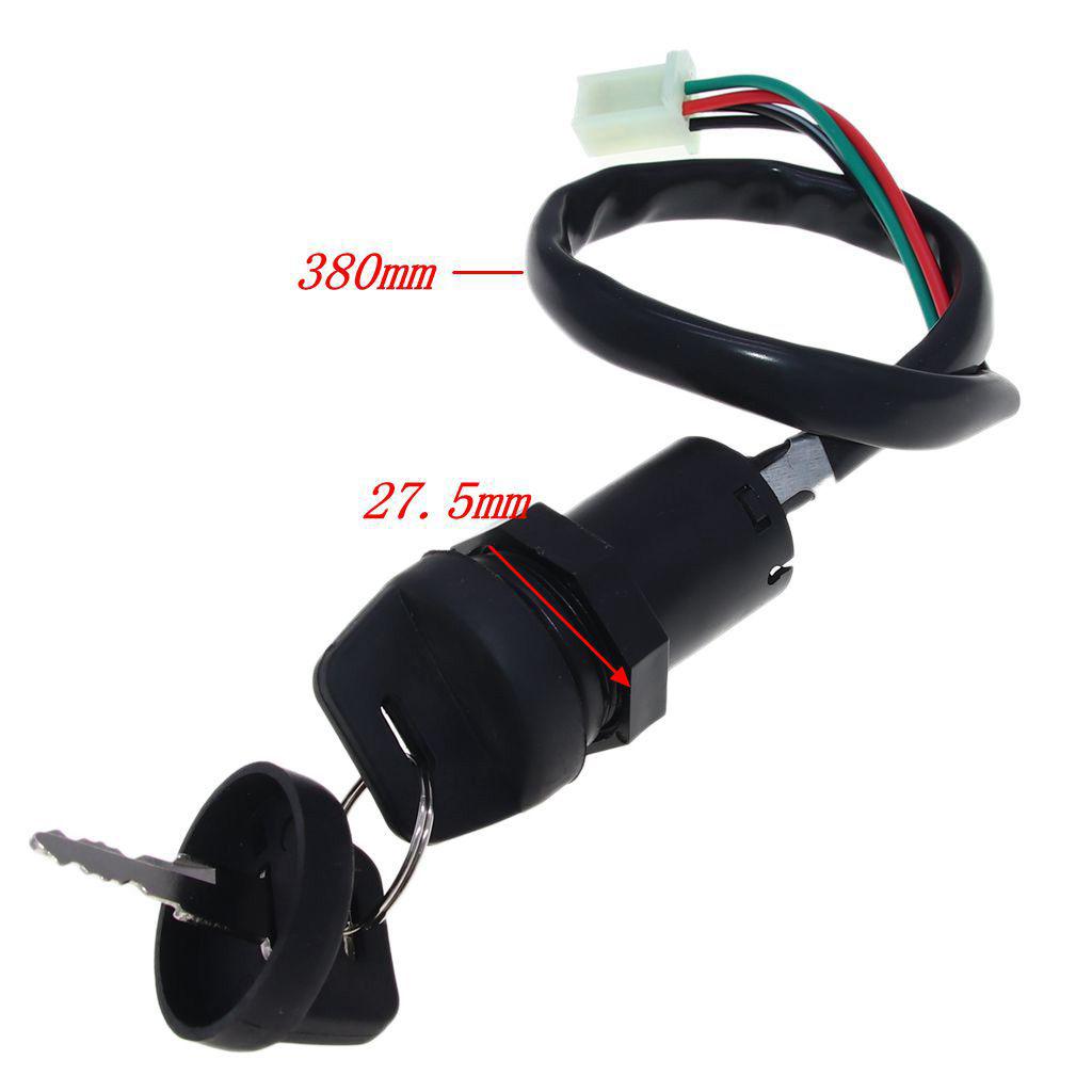 Buy 4 Wire Ignition Switch Key Set 50cc 70cc 90cc Fit for Electric