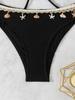 2026 Europees Amerikaans Grensoverschrijdend Dames Hanger Bandeau Strik Bikini Zwempak