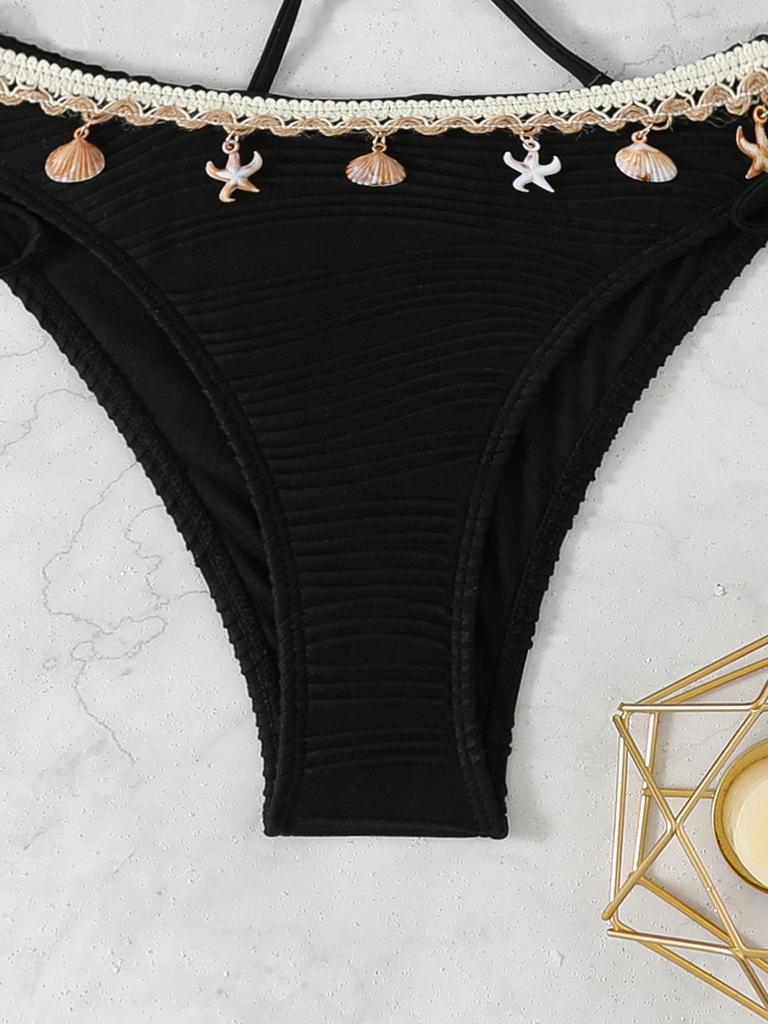 2026 Europees Amerikaans Grensoverschrijdend Dames Hanger Bandeau Strik Bikini Zwempak